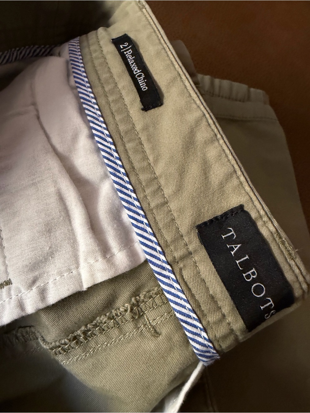 Talbots Khaki Women’s Relaxed Chino Pants